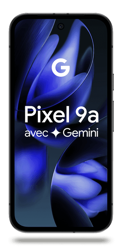 Google Pixel 9a 6,3" - 8 Go RAM, 128 Go, Noir à 319 €
