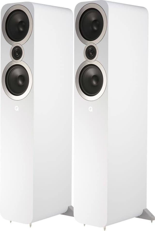 Enceintes colonnes Q Acoustics 3050i blanc mat à prix malin
