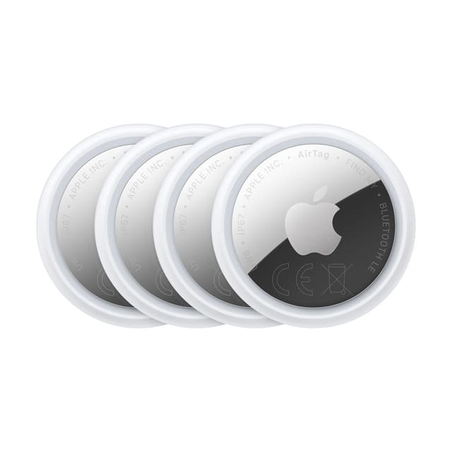 Lot de 4 AirTags Apple 2ᵉ Génération pour localiser vos objets