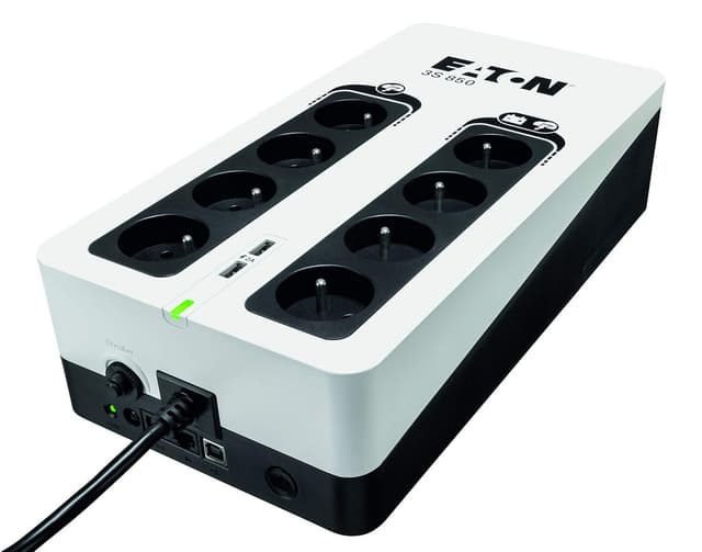 Onduleur Eaton 3S 850 FR : protection parafoudre 850VA/510W avec 8 prises