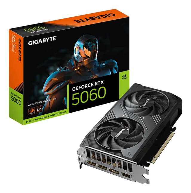 Gigabyte RTX 5060 Windforce Max OC 8G à prix attractif