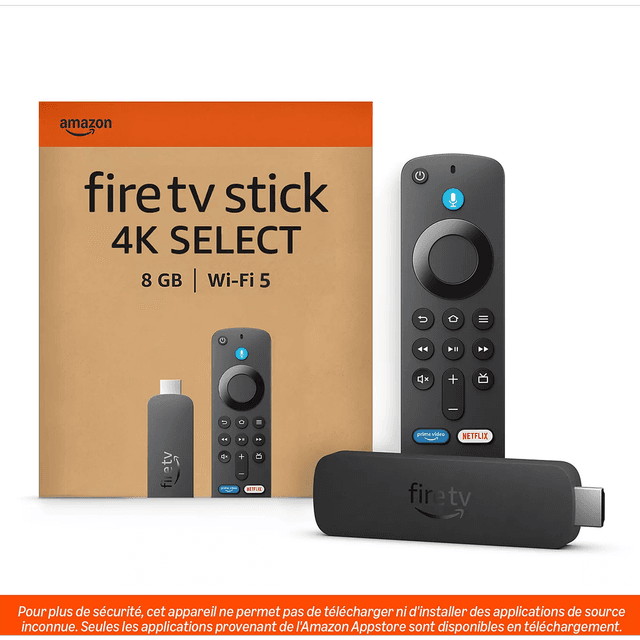 Fire TV Stick 4K Select à 26,99 € avec piles incluses