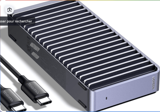 Code promo - Boîtier SSD NVMe USB4 40Gbps Thunderbolt - Ugreen