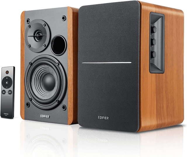 Enceintes actives Edifier R1280T : puissance 2x21W RMS en bois